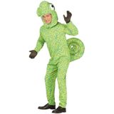 Groen kameleon hagendis kostuum voor volwassenen - verkleedpak