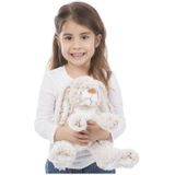 Melissa &amp; Doug pluche konijn/haas knuffel 25 cm - Pluche speelgoed knuffeldieren voor kinderen