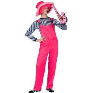 Tuinbroek - neon roze - verkleedkleding voor volwassenen - Carnavalskleding