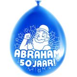 Paperdreams Ballonnen - Abraham/50 jaar feest - 24x stuks - diverse kleuren - 30 cm