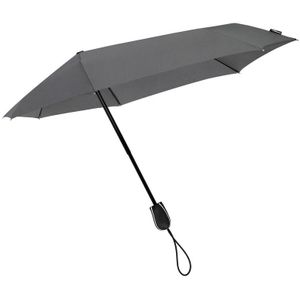STORMini opvouwbare storm paraplu grijs 100 cm - Mini stormparaplu  (paraplu's) | BESLIST.nl | € 22,99 bij Shoppartners.nl