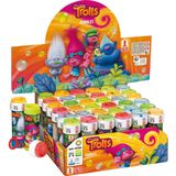 4x Trolls bellenblaas flesjes met spelletje 60 ml voor kinderen - Trollen - Uitdeelspeelgoed - Grabbelton speelgoed