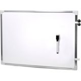 Magnetisch whiteboard met marker met wisser 60 x 40 cm - Kantoorbenodigdheden - Schoolborden
