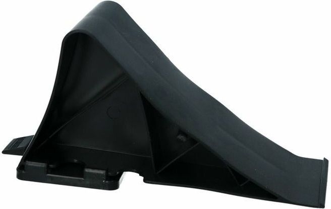 Carpoint Wielkeg - 1x - zwart - kunststof - 10 x 11 cm - voor aanhangers/caravans - wielen blokkering