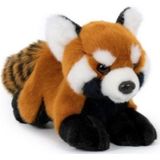 Rode panda knuffel - pluche - 20 cm - Pandabeer knuffels