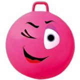 Skippybal smiley voor kinderen 65 cm - buiten speelgoed Geel