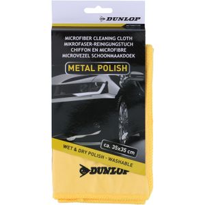 Dunlop Auto poetsen microvezeldoek - voor autolak/metaal - schoonmaakdoek - 35x35 cm - auto wassen - Schoonmaakproducten