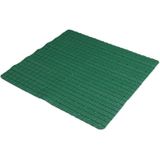 Urban Living Badkamer/douche anti slip mat - rubber - voor op de vloer - groen - 55 x 55 cm