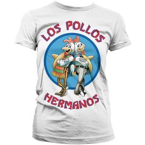 Breaking Bad Los Pollos dames shirt wit - Los Pollos Hermanos