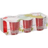 18x Drinkglazen transparant 225 ml - Sapglazen - Waterglazen 18 stuks