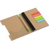 Pakket van 6x stuks schoolschriften/notitieboeken A6 gelinieerd harde kaft - groen - Inclusief pen