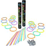 Glow in the dark sticks - 50x sticks van 20 cm - multi kleuren breaklights