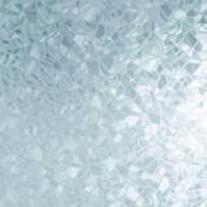 2x rollen raamfolie ijs semi transparant 45 cm x 2 meter statisch - Glasfolie - Anti inkijk folie
