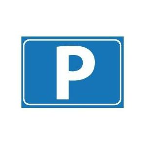 P-stickers van Parkeren/Pensioen thema - Feestartikelen - Stickers - A8-formaat