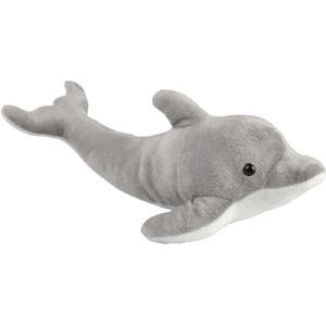 Pluche kleine knuffel dieren Dolfijn van 45 cm - Speelgoed dolfijnen zeedieren/vissen - Leuk als cadeau
