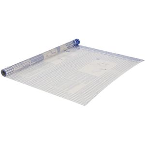 Set van 2x rollen transparante schoolboeken kaftfolie zelfklevend 50 x 150 cm- Boeken kaften kaftpapier lamineerfolie