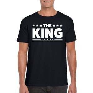 The king heren shirt zwart - Heren feest t-shirts