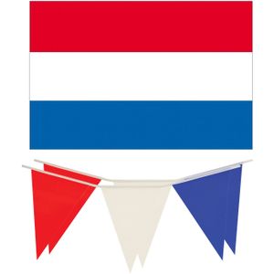 Henbrandt - Nederlandse vlaggen versiering set 3-delig - Holland