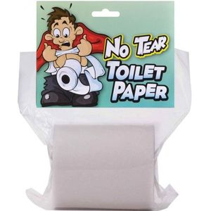 Toiletpapier rol niet af te scheuren fopartikelen/feestartikelen - geintjes