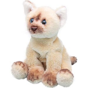 Suki Gifts Knuffel Himalayan kat-poes - pluche - knuffeldier - 13 cm