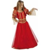 Rode koningin kostuum voor meisjes