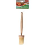 Buemag Bakkwast/barbecue invetkwast - hout - 23 cm - marinade kwasten - bak borstel - boterkwast