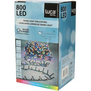 Luca Lighting Kerstverlichting - gekleurd - 16 m - 800 leds - incl.timer