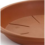 Opvangschaal/onderbord Plantenpot terra cotta rond 36 cm - Kunststof - voor een pot van 45/50 cm diameter