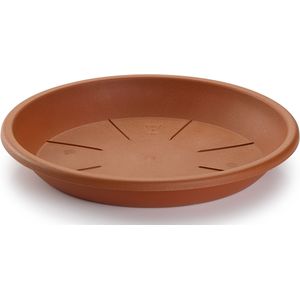 Opvangschaal/onderbord Plantenpot terra cotta rond 36 cm - Kunststof - voor een pot van 45/50 cm diameter