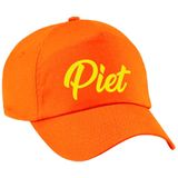 Piet verkleed pet oranje voor kinderen - verkleedaccessoire - petten / baseball cap - Sinterklaas / carnaval