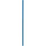 Excellent Houseware Drinkrietjes - herbruikbaar - vaatwasserbestendig - 100 ST - blauw - 22 cm
