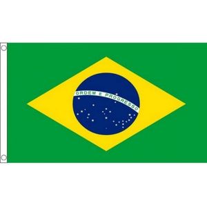 Mega vlag Brazilie 150 x 240 cm