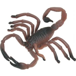 Plastic dieren schorpioenen 8 cm - Fopartikelen - Namaak insecten/dieren - Halloween en Horror thema