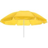 Gele Strand Parasol Polyester 145 cm - Verstelbaar - Zonbescherming - Voordelige Parasols