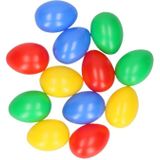 120x Gekleurde plastic eieren - Pasen - Paaseieren - Paasversiering / Paasdecoratie