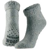 Wollen huis sokken anti-slip voor meisjes lichtblauw maat 23-26 - Slofsokken kinderen