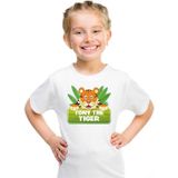 Tony the tiger t-shirt wit voor kinderen - unisex - tijger shirt - kinderkleding / kleding