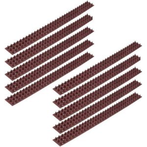 20x Antiklimstrip Tegen Inbraak / Katten / Vogels - 50 X 4,5 X 1,7 cm - Vogelpinnen / Kattenpinnen