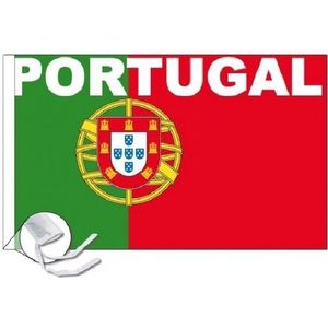 Portugal vlag met tekst