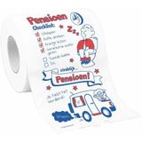 Cadeau toiletpapier/wc-papier rol pensioen - Vut/gepensioneerd- Pensioencadeau - Decoratie/versiering
