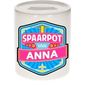 Kinder spaarpot voor Anna - keramiek - naam spaarpotten