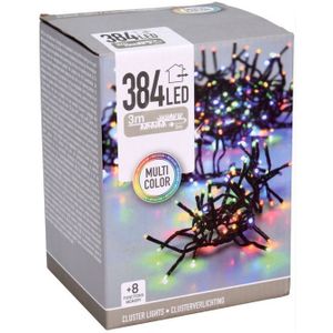 Christmas Decoration clusterverlichting multi 384 leds- 280 cm