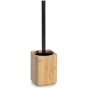 Zeller WC/Toiletborstel houder - bamboe hout - 35 x 9 cm - luxe kwaliteit