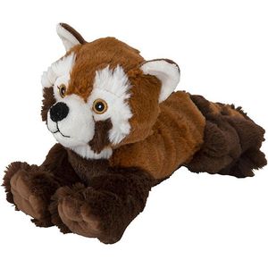 Pluche rode panda knuffel van 25cm - Kinderen speelgoed - Dieren knuffels cadeau