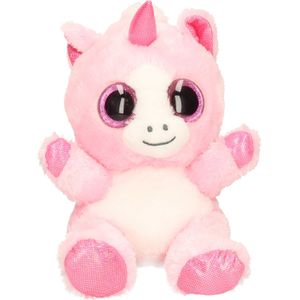 Keel Toys Pluche Eenhoorn Knuffel Roze/Wit 25 cm