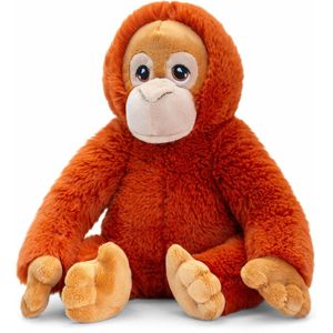 Keel Toys Pluche knuffel Orang Oetan aap/apen - 30 cm - Dieren knuffelbeesten - Apen