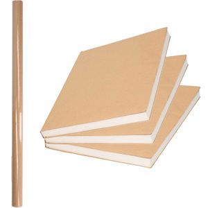 Duni Kaftpapier/verzendpapier rol - 500 x 70 cm - bruin