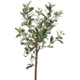 Kunstplant Groene Olijfboom 65 cm - Kamerplant Kunstplanten/Nepplanten