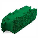 Set van 3x stuks feest/verjaardag versiering slingers groen 24 meter crepe papier - Feestartikelen