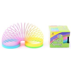 Neon Slinky Trapveer - Speelplezier voor alle leeftijden met deze 12 Trapveer neon 70mm in doos - Geschikt voor meerdere spelers